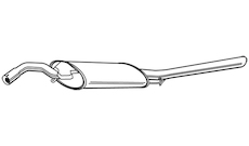 Zadní tlumič výfuku WALKER 70521