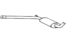 Střední tlumič výfuku WALKER 70524