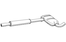 Střední tlumič výfuku WALKER 70530
