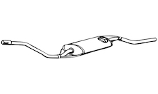 Zadní tlumič výfuku WALKER 70574