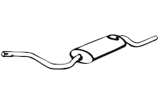 Zadní tlumič výfuku WALKER 70579