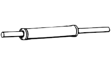 Predni tlumic vyfuku WALKER 70603