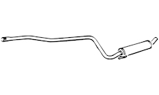 Střední tlumič výfuku WALKER 70723