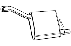Zadní tlumič výfuku WALKER 71004