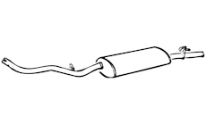 Zadní tlumič výfuku WALKER 71031