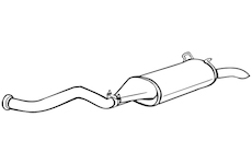 Zadní tlumič výfuku WALKER 71036
