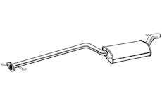 Střední tlumič výfuku WALKER 71038