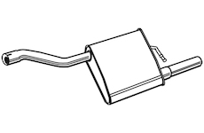 Zadní tlumič výfuku WALKER 71328