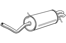 Zadní tlumič výfuku WALKER 71332