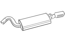 Zadní tlumič výfuku WALKER 71357