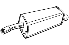 Zadní tlumič výfuku WALKER 71396