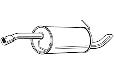 Zadní tlumič výfuku WALKER 71398