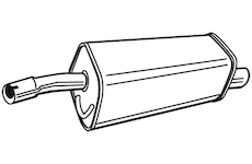 Zadní tlumič výfuku WALKER 71401