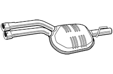 Střední tlumič výfuku WALKER 72160