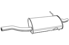 Zadní tlumič výfuku WALKER 72301