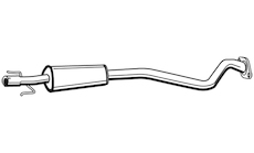 Střední tlumič výfuku WALKER 72352