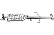 Filtr pevnych castic, vyfukovy system WALKER 73047