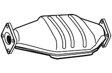 Filtr pevnych castic, vyfukovy system WALKER 73064