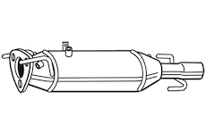 Filtr pevnych castic, vyfukovy system WALKER 73149