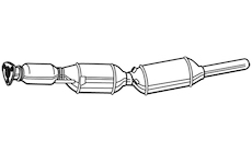 Filtr pevnych castic, vyfukovy system WALKER 73163