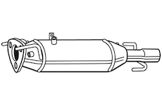Filtr pevnych castic, vyfukovy system WALKER 73164