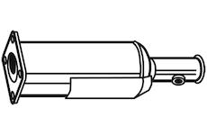 Filtr pevnych castic, vyfukovy system WALKER 73180