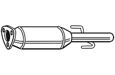 Filtr pevnych castic, vyfukovy system WALKER 73189