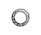 Těsnění, výfuková trubka WALKER 80041