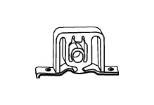 Drzak, vyfukovy system WALKER 80103