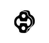 Gumový popruh, výfukový systém WALKER 80114