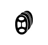 Drzak, vyfukovy system WALKER 80120