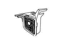 Drzak, vyfukovy system WALKER 80419