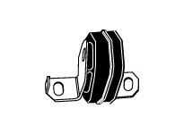 Gumový popruh, výfukový systém WALKER 80570