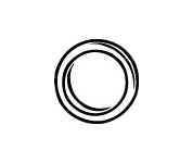 Těsnění, výfuková trubka WALKER 80584