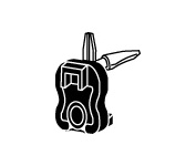 Drzak, vyfukovy system WALKER 80735