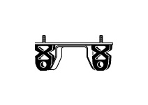 Drzak, vyfukovy system WALKER 80817