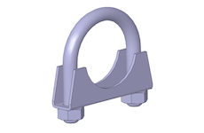 Upínač, výfukový systém WALKER 80893