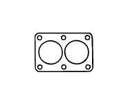 Těsnění, výfuková trubka WALKER 81080