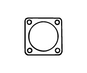 Těsnění, výfuková trubka WALKER 81177