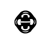 Gumový popruh, výfukový systém WALKER 81252