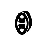 Gumový popruh, výfukový systém WALKER 81267