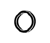 Gumový popruh, výfukový systém WALKER 81291