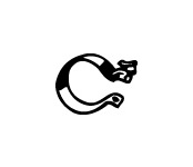 Drzak, vyfukovy system WALKER 81549