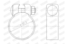Svorka výfukového systému WALKER 81988