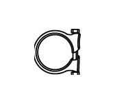 Upínač, výfukový systém WALKER 82327