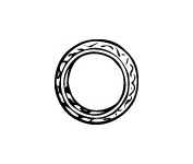 Těsnění, výfuková trubka WALKER 82414