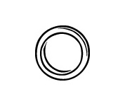 Těsnění, výfuková trubka WALKER 82500