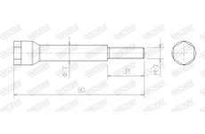 Sroub, vyfukovy system WALKER 83164