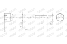 Sroub, vyfukovy system WALKER 83196