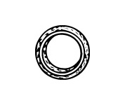 Těsnění, výfuková trubka WALKER 86053